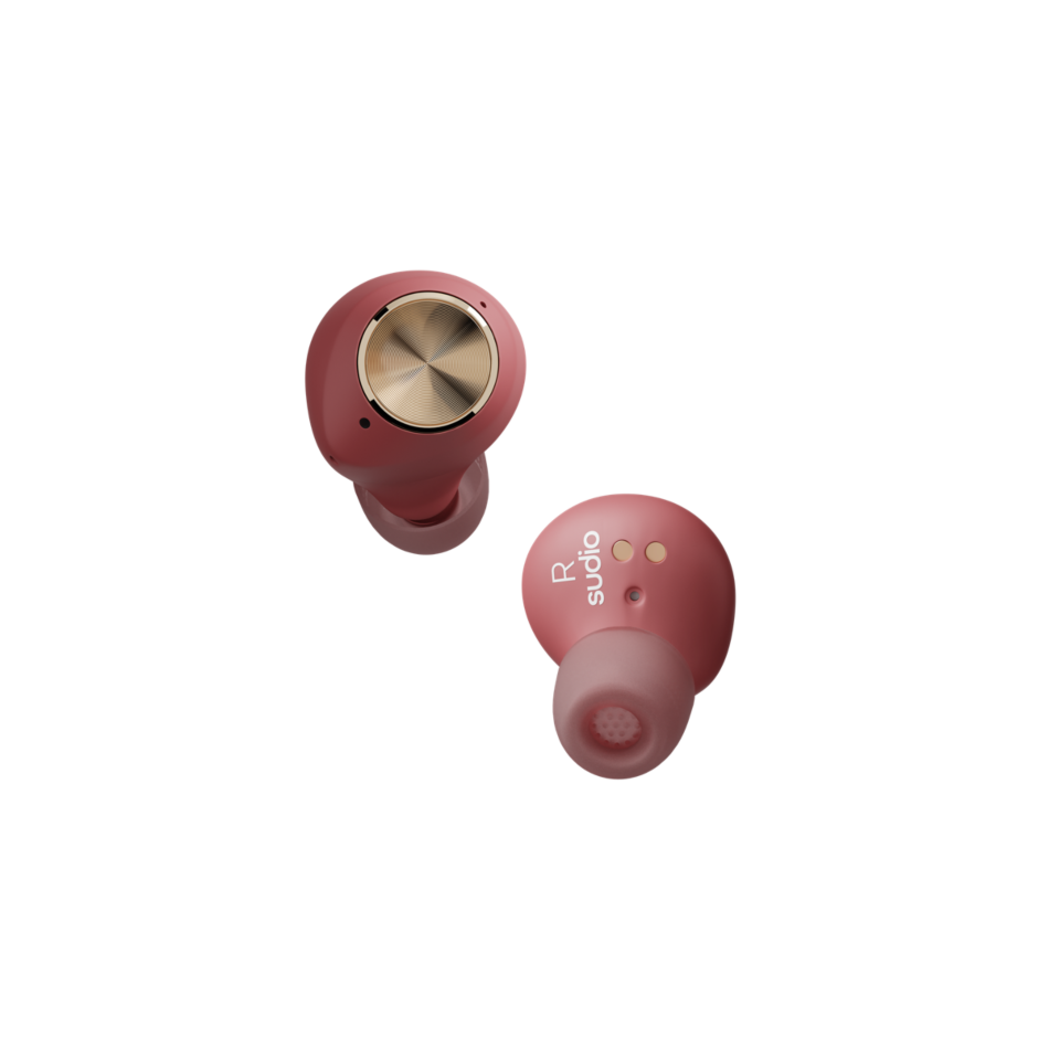 Sudio T2 Burgundy | True Wireless Earphones